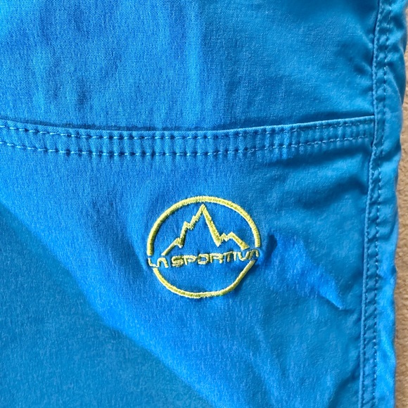 La Sportiva Men's Talus Climbing Hiking Vibrant Blue Cargo Pants - Picture 4 of 6